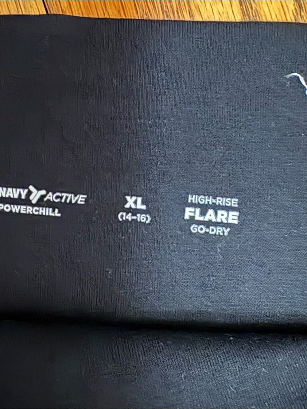 NWOT Black High-Rise Flare Leggings